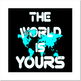 World Is Yours Sarcastically Yours: Celebrate 'The World's Okayest' Duo - Tee for All Posters and Art